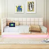 okwish Polsterbett 140×200 mit LED und USB Steckdos, Produktbild-Vorschau 2
