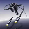 Cargador para coche Baseus Enjoyment Max con cables USB-C + Vista previa de la imagen del producto 10