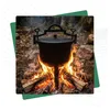 Dutch Oven - Gusseisen Kessel 10 L - mit Füßen und Henkel - Produktbild-Vorschau 5