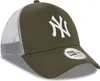 New York Yankees Kappe, New Era, 9FORTY, essentiell, khaki Produktbild-Vorschau 2