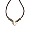 Wikinger Lederkette braun "Mandermark", 50 cm Produktbild-Vorschau 2