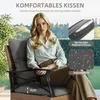 LVHOM 3-teiliges Gartenmöbel Set, Balkonmöbel mit Kissen, Produktbild-Vorschau 3