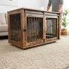 Relaxdays Gabbia per cani, gabbia con ripiano e rotelle, 2 Anteprima dell’immagine prodotto 5