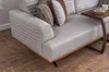 s Set Grauer Dreisitzer-Sofas für Wohnzimmer  Modernes Produktbild-Vorschau 2