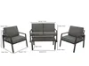 DEGAMO Loungeset Gartenset VANCOUVER Aluminium anthrazit, Produktbild-Vorschau 9