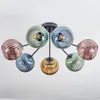 Cesaro Deckenlampe aus Metall/Riffelglas in Produktbild-Vorschau 8