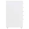 vidaXL Szafka na dokumenty na kółkach biała 28x41x69 cm Podgląd zdjęcia produktu 2