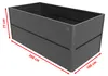 PRIMEYARD 200 x 100 x 77 cm Hochbeet Theo, Stahl, Produktbild-Vorschau 3