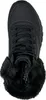 A top-down view of a black SKECHERS sneaker with faux fur trim. Produktbild-Vorschau