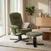 Relaxsessel CHARLY mit Hocker grün - TV Sessel mit Produktbild-Vorschau 1