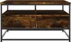Couchtisch Räuchereiche 80x80x45 cm Holzwerkstoff Produktbild-Vorschau 4
