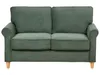BELIANI Sofa Dunkelgrün aus Cord 2-Sitzer Gepolstert Beine Produktbild-Vorschau 4