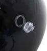 A close-up of the inflation valve on a black inflatable product. Anteprima dell’immagine prodotto