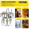 Destilační přístroj VEVOR, 5 galonů, destilátor vody, Náhled obrázku produktu 1