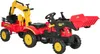 Kinder Trettraktor - Tretfahrzeug - Mit Anhänger und Produktbild-Vorschau 1