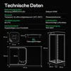 Technical specifications and diagrams for a grow box. Voir les images du produit