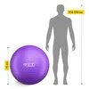 4FIZJO Gymnastikball Reh Ball, aufblasbar, Reha, Pilates, Produktbild-Vorschau 5