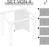 Outsunny 4 Seitenteile für 3x3 m Pavillon mit Haken Produktbild-Vorschau 4