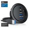 CSL - USB 3.2 In-Desk USB Hub - Tisch Kabeldurchführung - Produktbild-Vorschau 3