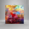 Bilder auf glas - Abstraktion modern - 50x50cm - Glasbilder Produktbild-Vorschau 3