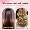 Glätteisen kabellos,2-in-1 kabelloser Haarglätter,Display,3 Produktbild-Vorschau 6