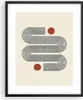 Gerahmtes Poster - Schwarzer Rahmen - Minimalistisch Modern Produktbild-Vorschau 1