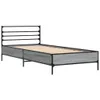 The Living Store Bettgestell Grau Sonoma 90x200 cm Produktbild-Vorschau 3