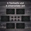 Tischset 6x45x30 cm + 6x10fi cm Platzset Tischmatte Produktbild-Vorschau 4