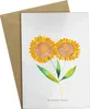 Mr. & Mrs. Panda Grußkarte Blume Sonnenblume - Weiß - Produktbild-Vorschau 1
