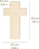 Creative Deco 10 x velký dřevěný křížek | 20 x 12,5 cm | Náhled obrázku produktu 3