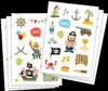 Pirat Sticker-Set, bunt, 108 Sticker auf 3 Bögen mit 2 Produktbild-Vorschau 1