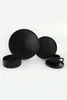 Set di stoviglie Keramika - Mat Black Impilabile - 20 pezzi Anteprima dell’immagine prodotto 3