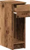 vidaXL Comodino con cassetto in legno vecchio 20x36x60 cm Anteprima dell’immagine prodotto 5