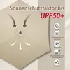 Sekey Sonnenschirm Ø350 cm Marktschirm mit Kurbel, Produktbild-Vorschau 5