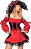Leg Avenue Party-Outfit, "Piratin" - rot - L Produktbild-Vorschau 2