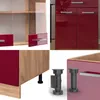 Küchenzeile Vicco R-Line Rot Hochglanz/Goldkraft Eiche 200 Produktbild-Vorschau 5