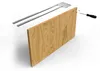 Porte-serviettes Slim avec deux barres pour lavabo,noir, Voir les images du produit 4
