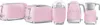 A collection of pink Smeg kitchen appliances arranged in a line against a white background. Náhled obrázku produktu