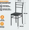 CASARIA® Gruppo di Sedute Leo Set 5 Pezzi Tavolo da Pranzo Anteprima dell’immagine prodotto 7