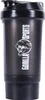 GORILLA SPORTS® Protein Shaker - 500ml, mit Pulverfach und Produktbild-Vorschau 1