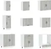 vidaXL 14-tlg. Küchenschrank-Set Kalmar Grau Sonoma Produktbild-Vorschau 4