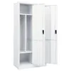 vidaXL Kleiderschrank Weiß 80x50x180 cm Stahl -  Produktbild-Vorschau 14