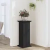 vidaXL Support pour plantes Noir 33x33x80 cm Bois composite Voir les images du produit 1
