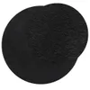vidaXL Teppich HUARTE Kurzflor Weich und Waschbar Schwarz Ø Produktbild-Vorschau 3