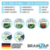 BRAINZAP M.2 M2 NGFF NVMe + SATA III Custodia esterna per Anteprima dell’immagine prodotto 2