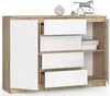 BDW, Kommode mit 4 Schubladen, 139x40x99 cm, K140, Produktbild-Vorschau 4