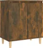 vidaXL Dressoir, gerookt eikenfineer, 60x35x70 cm, Productafbeelding-voorbeeld 2