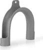 A gray plastic hose holder for a washing machine or dishwasher. Produktbild-Vorschau