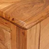 Konsolentisch Braun 110 x 30 x 80 cm Massivholz Akazie Produktbild-Vorschau 5