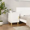 vidaXL Nachttische 2 Stk. Weiß Holzwerkstoff - Nachttisch - Produktbild-Vorschau 9